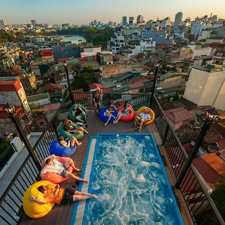 Lakeview Backpackers Hostel & Rooftop Bar Hanoi Exterior photo